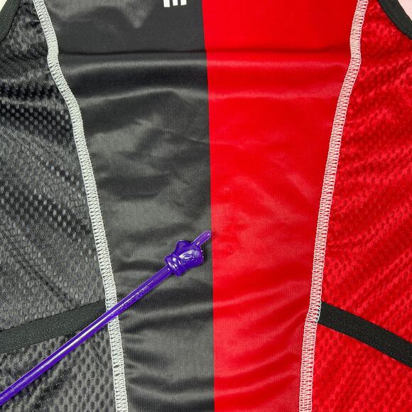 Hincapie Sleeveless Cycling Jersey Women's Large Red/Black Full Zip Vest Tank - Picture 8 of 9